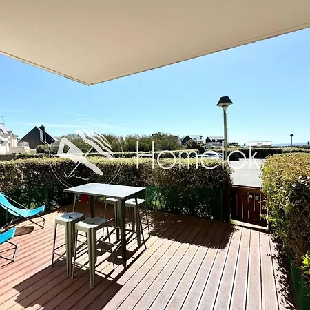Joli Appartement Cosy Terrasse Face A La Mer Ploemeur Extérieur photo